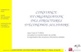 CONFIANCE  ET ORGANISATION  DES STRUCTURES  D’ÉCONOMIE SOLIDAIRE