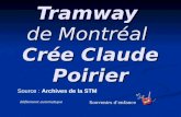 Tramway  de Montréal Crée Claude Poirier