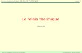 Le relais thermique  (  Leçon 5 )
