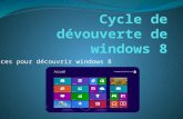 Cycle de  dévouverte  de  windows  8