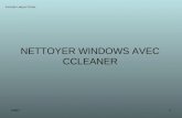 NETTOYER WINDOWS AVEC CCLEANER