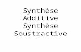 Synthèse Additive Synthèse Soustractive