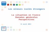 La situation en France  Données générales Perspectives
