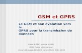 GSM et GPRS