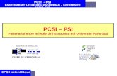 PCSI – PSI Partenariat entre le lycée de l’Essouriau et l’Université Paris-Sud