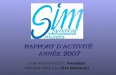 RAPPORT D’ACTIVIT É ANN ÉE  2007