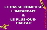 LE PASSE COMPOSE L’IMPARFAIT & LE PLUS-QUE-PARFAIT