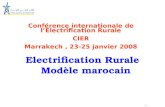 Electrification Rurale Modèle marocain