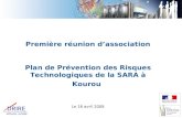 Première réunion d’association Plan de Prévention des Risques Technologiques de la SARA à Kourou