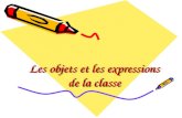 Les  objets  et les expressions de la  classe