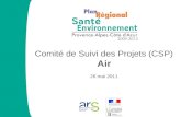 Comité de Suivi des Projets (CSP)  Air 26 mai 2011