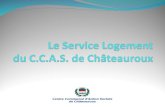Le Service Logement  du C.C.A.S. de Châteauroux