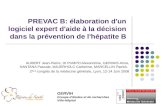 PREVAC B: élaboration d'un logiciel expert d'aide à la décision dans la prévention de l'hépatite B