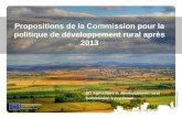 Propositions de la Commission pour la politique de développement rural après 2013