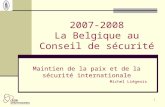 2007-2008 La Belgique au Conseil de sécurité