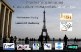 Diodes organiques électroluminescentes  blanches