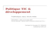 Politique TIC & développement