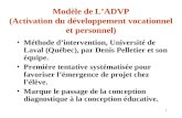 Modèle de L’ADVP (Activation du développement vocationnel et personnel)