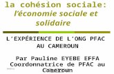 Une gouvernance locale qui favorise la cohésion sociale: l’économie sociale et solidaire