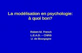La modélisation en psychologie: à quoi bon?