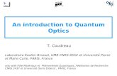 An introduction to Quantum Optics