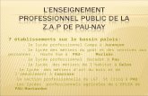 L’ENSEIGNEMENT PROFESSIONNEL PUBLIC DE LA Z.A.P DE PAU-NAY