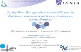 JTE Systèmes Autonomes –  16 Novembre 2007 – Toulouse
