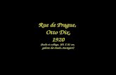 Rue de Prague ,  Otto Dix, 1920 (huile et collage, 101 X 81 cm,  galerie der Stadt, Stuttgart)