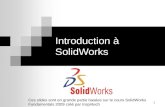 Introduction à  SolidWorks