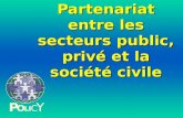 Partenariat entre les secteurs public, privé et la société civile