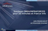 Sondage OBEA/INFRAFORCES  pour 20 minutes et France Info