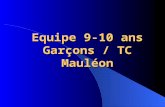 Equipe 9-10 ans Garçons / TC Mauléon