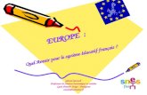 EUROPE  :  Quel Avenir pour le système éducatif français ?