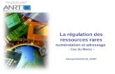 La régulation des ressources rares numérotation et adressage - Cas du Maroc – Ahmed KHAOUJA, ANRT