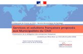 Services et solutions françaises proposés aux Municipalités du Chili