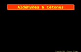 Aldéhydes &  Cétones