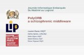Journée Informatique Embarquée Du Matériel au Logiciel PolyORB a schizophrenic middleware