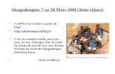 Ouagadougou: 7 au 28 Mars 2009 (3ème séjour)