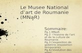 Le Musee National d’art de Roumanie (MNaR)