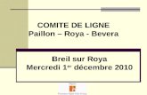 COMITE DE LIGNE Paillon – Roya - Bevera