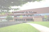 Université du Maine Service Commun de la Documentation