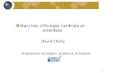 March©s dâ€™Europe centrale et orientale David Chelly Programme norv©gien, Audencia, 4 octobre 2004