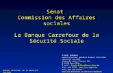 Sénat  Commission des Affaires sociales La Banque Carrefour de la Sécurité Sociale
