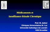 Prof. M. Jadoul Cliniques Universitaires St. Luc Université Catholique de Louvain 1200 Bruxelles