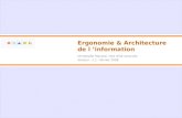 Ergonomie & Architecture de l ’information