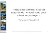 « ( Re )-découvrez les espaces naturels de la Martinique pour mieux les protéger »