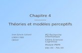Chapitre 4 -------- Théories et modèles perceptifs