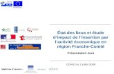 État des lieux et étude d’impact de l’insertion par l’activité économique en région Franche-Comté