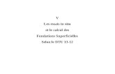 V Les essais in situ et le calcul des Fondations Superficielles Selon le DTU 13-12