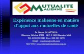 Expérience malienne en matière d’appui aux mutuelles de santé